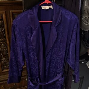 Victoria's Secret Deep Purple Long Robe